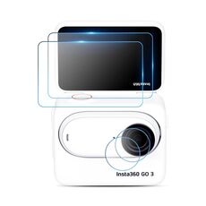 Per Insta360 GO 3 STARTRC 4 in 1 schermo e pellicola in vetro temperato per lenti