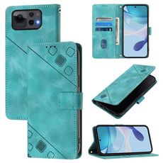 Per Asus Zenfone 12 Ultra Custodia in pelle goffrata Skin Feel (verde)