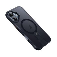 Per iPhone 16 Plus Supporto Rotante Magnetico MagSafe Custodia per Telefono (Nero)