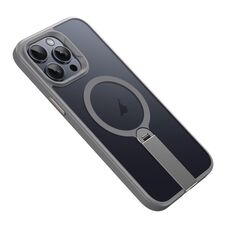 Per iPhone 14 Pro Max Supporto Rotante Magnetico MagSafe Custodia per Telefono (Grigio)