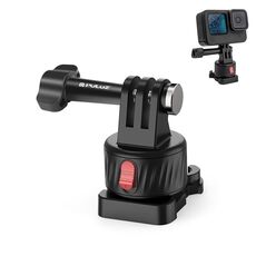 Adattatore per base magnetica a sgancio rapido per action cam PULUZ (nero)