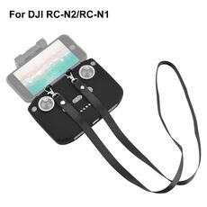 PULUZ Custodia in silicone antiurto antigraffio con tracolla per telecomando DJI Mini 3/3 Pro / Mavic 3 / Air 2S / Mini 2 (nero)