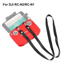 PULUZ Custodia in silicone antiurto antigraffio con tracolla per telecomando DJI Mini 3/3 Pro / Mavic 3 / Air 2S / Mini 2 (rosso)