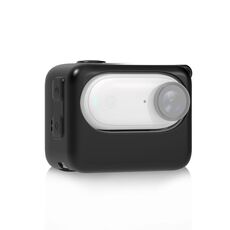 Custodia in silicone per custodia di ricarica per fotocamera Insta360 GO 3 PULUZ (nera)