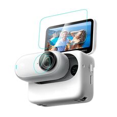 Per Insta360 GO 3 PULUZ 2 in 1 schermo e pellicola in vetro temperato per lenti (trasparente)