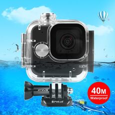 Per GoPro Hero11 Black Mini PULUZ Custodia protettiva impermeabile da 40 m con fibbia di montaggio di base e vite (trasparente)