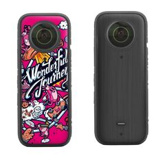 Sunnylife IST-TZ485 per DJI Insta360 X3 Fotocamera panoramica Pellicola raschietto per protezione in PVC Adesivi (Carnevale + Disegno nero)