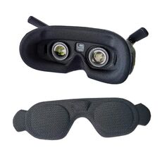 Per DJI Goggles 2 Maschera per occhi in spugna con imbottitura in schiuma e copriobiettivo nero