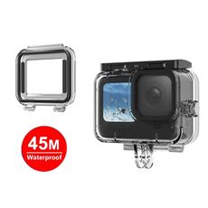 Per GoPro Hero11 Black / HERO10 Black / HERO9 Black Custodia impermeabile TELESIN Full Scene Custodia subacquea antiappannamento
