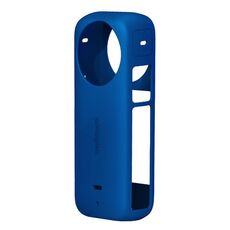 Per Insta360 X3 aMagisn Custodia protettiva in silicone per corpo, Stile: Custodia per corpo (blu)