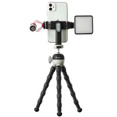 Fotopro UFO 3 Supporto treppiede flessibile per fotocamere reflex, GoPro, telefoni (nero)