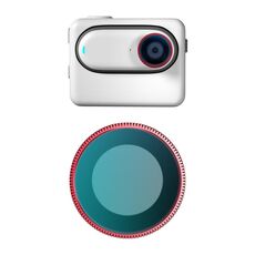 Per Insta360 GO 3S STARTRC MCUV Filtro obiettivo fotocamera (nero rosso)