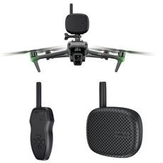 STARTRC Drone Megafono Altoparlante portatile wireless Controllo 3KM per serie DJI Mavic / Air / Mini (Nero)