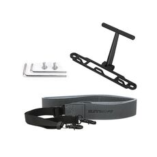 Per DJI RC 2/1 Sunnylife ZJ764 Controller Maniglia Supporto lombare Montaggio da tavolo Tracolla Gancio Staffa di sospensione (Nero)