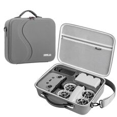 Per DJI Neo STARTRC Borsa a tracolla in PU per riporre oggetti (grigio)