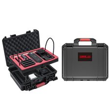 Per Insta360 X4 STARTRC Scatola portaoggetti per valigia impermeabile a doppio strato in EVA ABS (nero)