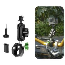 RUIGPRO Staffa per action cam con morsetto a granchio Supporto per testa a sfera a 3 artigli