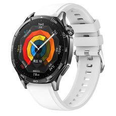 Cinturino per orologio universale in silicone Kalebol da 22 mm (bianco)