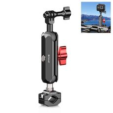 Supporto per asta per braccio magico con morsetto medio per retrovisore moto PULUZ
