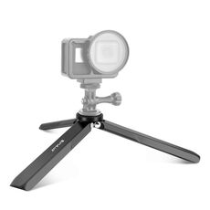 Per DJI Osmo Pocket 3 / Insta360 X4 PULUZ treppiede in metallo in lega di alluminio (nero)