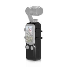 Per DJI OSMO Pocket 3 PULUZ Staffa adattatore gabbia per telaio di protezione in metallo con doppie scarpe fredde (nero)