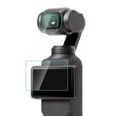 Per DJI OSMO Pocket 3 PULUZ 9H 2.5D HD Protezione per lenti in vetro temperato + Pellicola per schermo (Trasparente)
