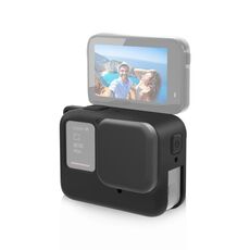 Per Insta360 Ace Pro PULUZ Corpo Custodia protettiva in silicone con copriobiettivo (Nero)
