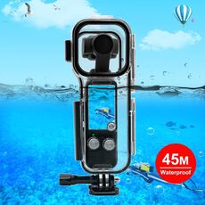 Custodia subacquea impermeabile per DJI Osmo Pocket 3 PULUZ 45 m (trasparente)