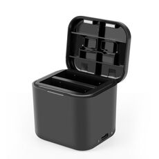 Per Insta360 Ace Pro / Ace PULUZ Scatola di ricarica della batteria Custodia per batteria e scheda di memoria (Nero)
