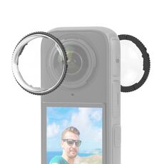 Per Insta360 X4 PULUZ Rotazione PC Copriobiettivo Protettivo (Trasparente)