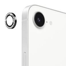 Per iPhone 16e ENKAY AR Antiriflesso Anello di Diamanti Individuale Obiettivo della Fotocamera Pellicola Completa in Vetro (Nero)