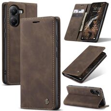 Per Xiaomi Poco X7 Pro CaseMe 013 Custodia per telefono in pelle con flip orizzontale multifunzionale (caffè)
