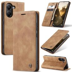 Per Xiaomi Poco X7 Pro CaseMe 013 Custodia in pelle con flip orizzontale multifunzionale (marrone)