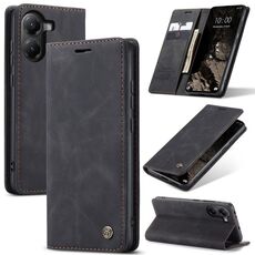 Per Xiaomi Poco X7 Pro CaseMe 013 Custodia in pelle con flip orizzontale multifunzionale (nero)