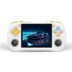 POWKIDDY X35H 3.5" Videogioco portatile con sensore Hall Joystick Console di gioco portatile 128G Bianco