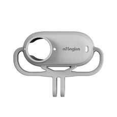 Per Insta360 GO 3 aMagisn Custodia in silicone Accessori protettivi per fotocamera, Stile: Grigio orizzontale