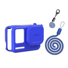 aMagisn Custodia protettiva in silicone Accessori di protezione per fotocamera sportiva per Insta360 Ace Pro (Blu)