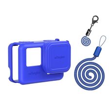 aMagisn Custodia protettiva in silicone Accessori di protezione per fotocamera sportiva per Insta360 Ace (Blu)