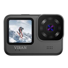 VIRAN V9 4K Doppio schermo a colori Immersione Anti-Shake Action Camera Registratore da viaggio per ciclismo all'aperto (Quadrato)