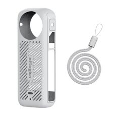 Per Insta360 X4 aMagisn Custodia protettiva in silicone Custodia grigia