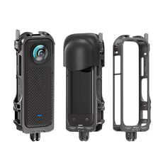 Per Insta360 X4 aMagisn Custodia protettiva in metallo con 2 artigli Gabbia per conigli