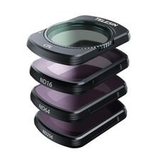 Per DJI Pocket 3 TELESIN S5-FLT-03 Set di filtri di aspirazione magnetici CPL+ND16+ND64+ND256