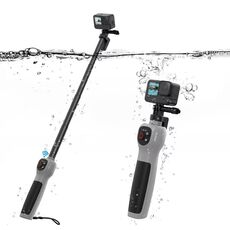 TELESIN 0,85 m Selfie Stick subacqueo Telecomando wireless per GoPro HERO12 Nero / HERO11 Nero / HERO10 Nero / HERO9 Nero / HERO8 Nero