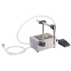 HECHEN CA10B Macchina riempitrice quantitativa multifunzionale a induzione liquida a testa singola intelligente piccola automatica da 1,5 litri resistente al calore (spina USA)