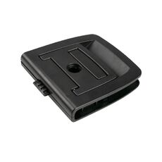 Per BMW X5 E70 / X6 E71 E72 Maniglia per bagagliaio, piastra inferiore del cofano del bagagliaio, maniglia interna 51479120283 (con foro per serratura, nero)