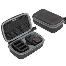 Per Insta360 Ace / Ace Pro 1 / Ace Pro 2 Sunnylife Custodia portatile per il trasporto Borsa da viaggio Mini Custodia protettiva per organizer (grigio scuro)