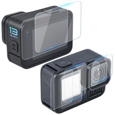 Per GoPro HERO13 Black STARTRC 2 Set 3 in 1 Obiettivo e Pellicola in vetro temperato per schermo anteriore e posteriore