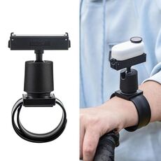 Per Insta360 GO 3S / GO 3 STARTRC cinturino in silicone anello elastico adattatore fisso a sgancio rapido (nero)