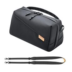 STARTRC Multifunzionale Fotografia Storage Pack Data Camera Digital Bag con Tracolla (Nero)