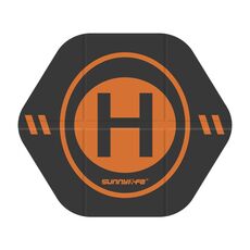 Sunnylife Drone Landing Pad 35cm Fast-Fold Double-Sided Pelle Impermeabile Eliporto per DJI Neo / Avata 2 / Mini 4 Pro (Giallo+Arancione)